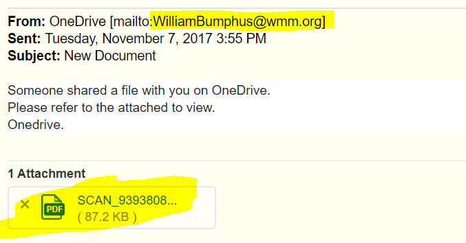 Phishing-email-sample-1 microsoft office 365 - Kratikal Blogs